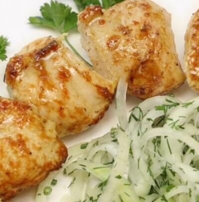 Шашлык из куриной грудки