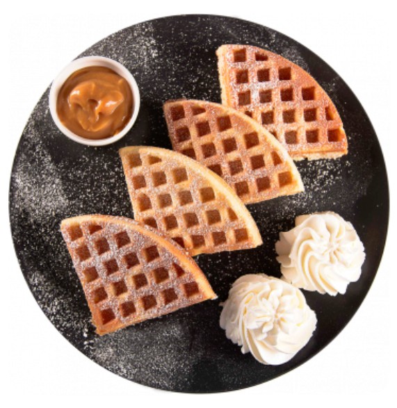 Вафля с карамелью
