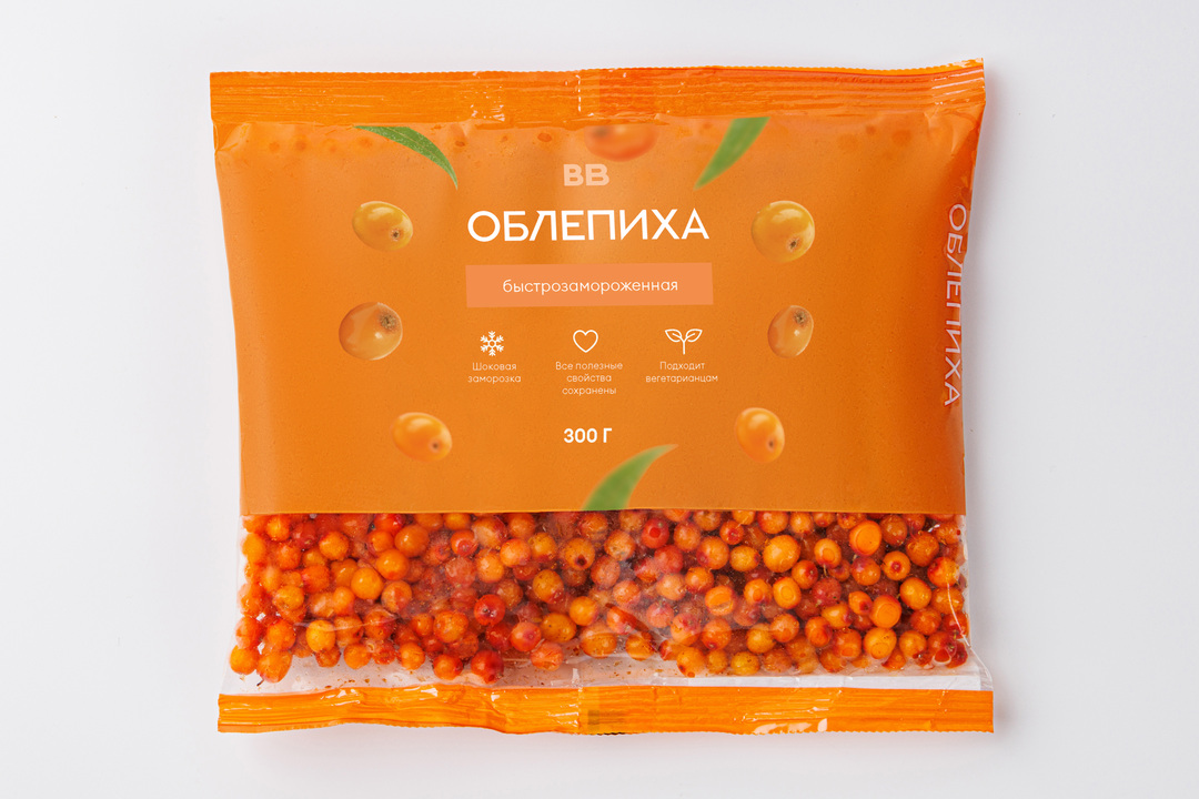 Облепиха, свежезамороженная(Продукт замороженный)