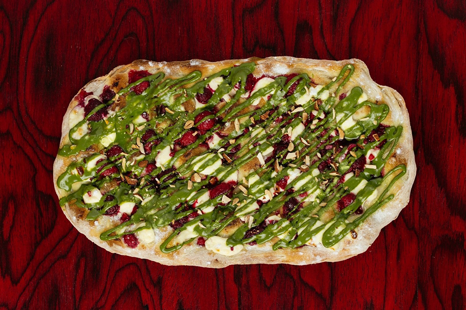 Малина фисташковый крем