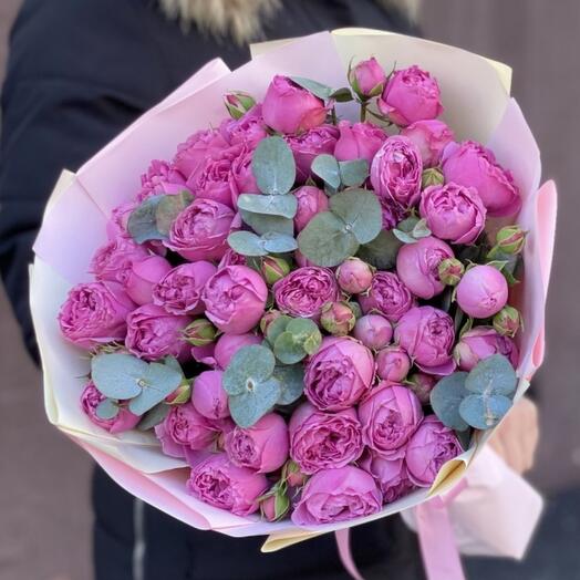 Пионовидная роза премиум как пион