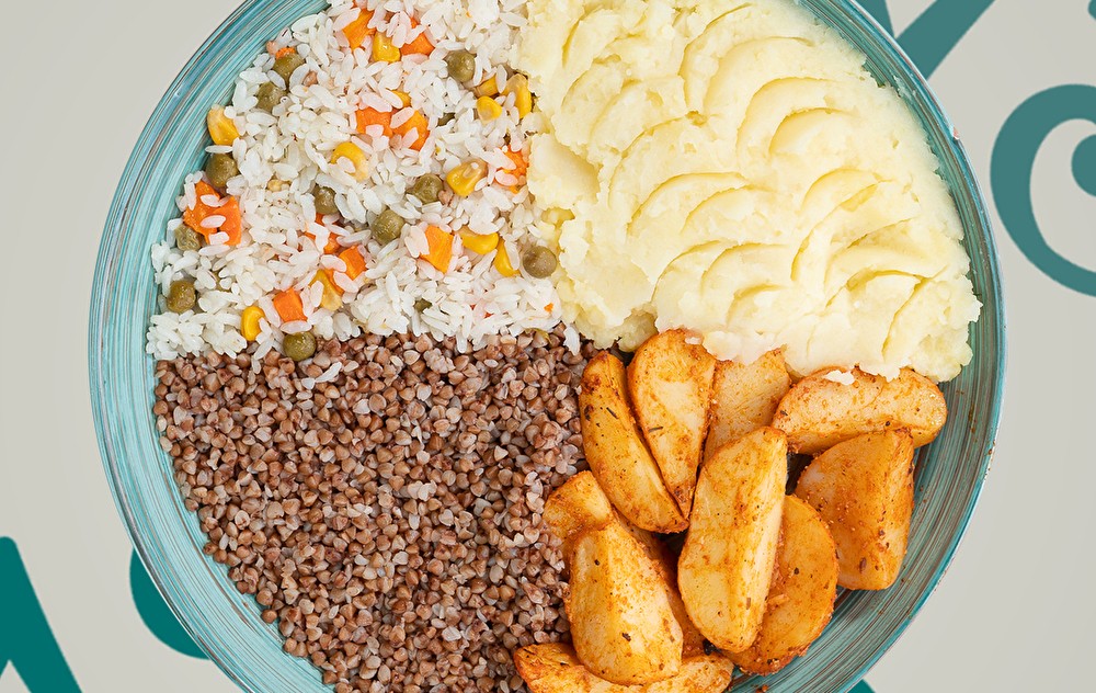 Картофель по-деревенски + соус