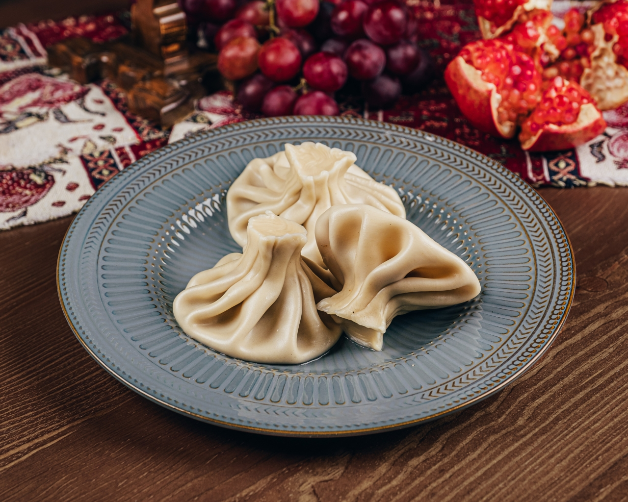 Хинкали с бараниной (вареные)