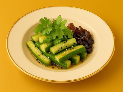 Салат Битые огурцы