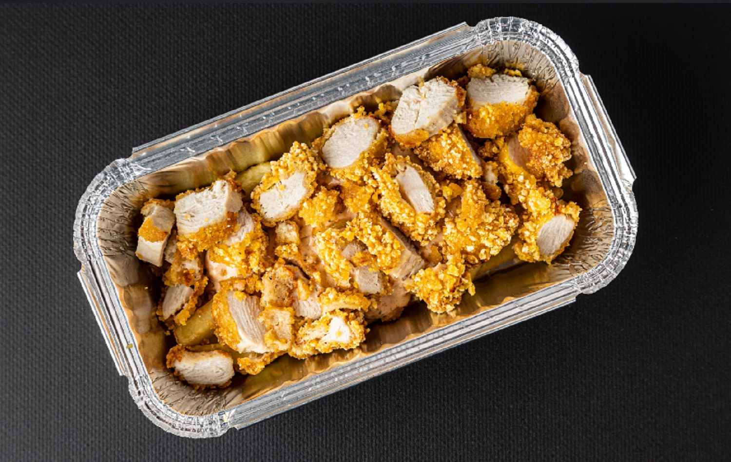 Картофель с хрустящей курочкой