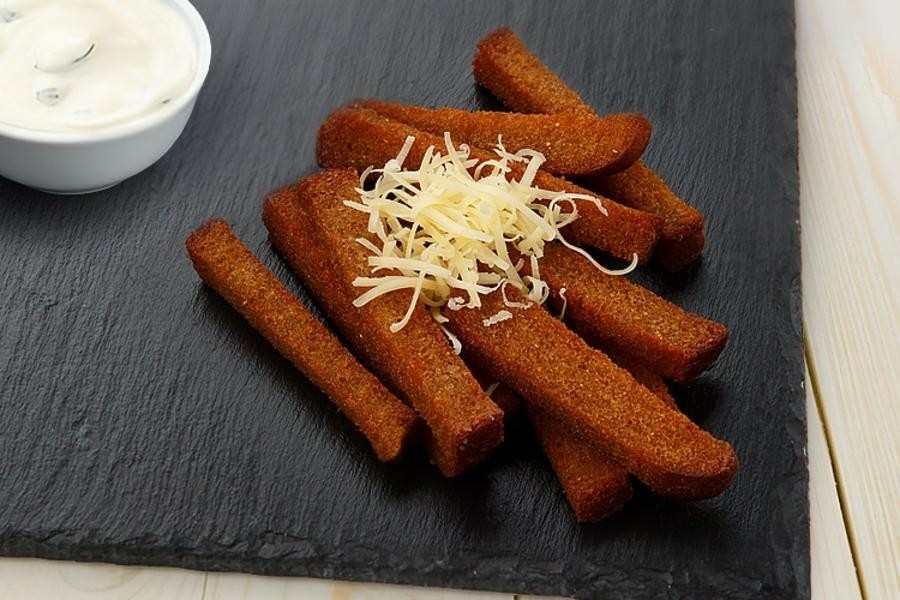 Гренки с чесноком