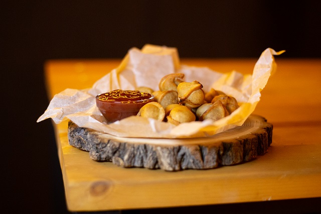 Жареные пельмени