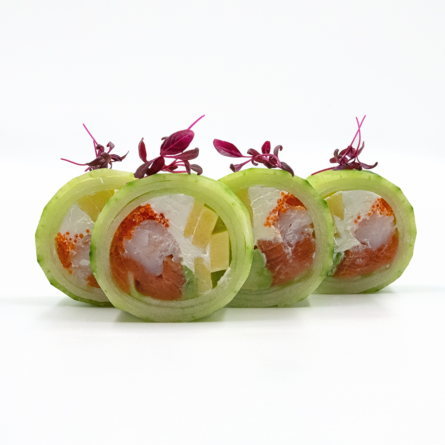 Сашими ролл в огурце