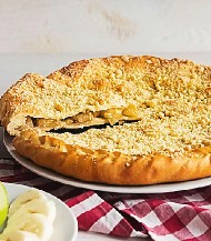 Пирог с яблоками и бананами