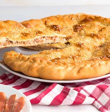 Пирог с дальневос. лососем и картофелем