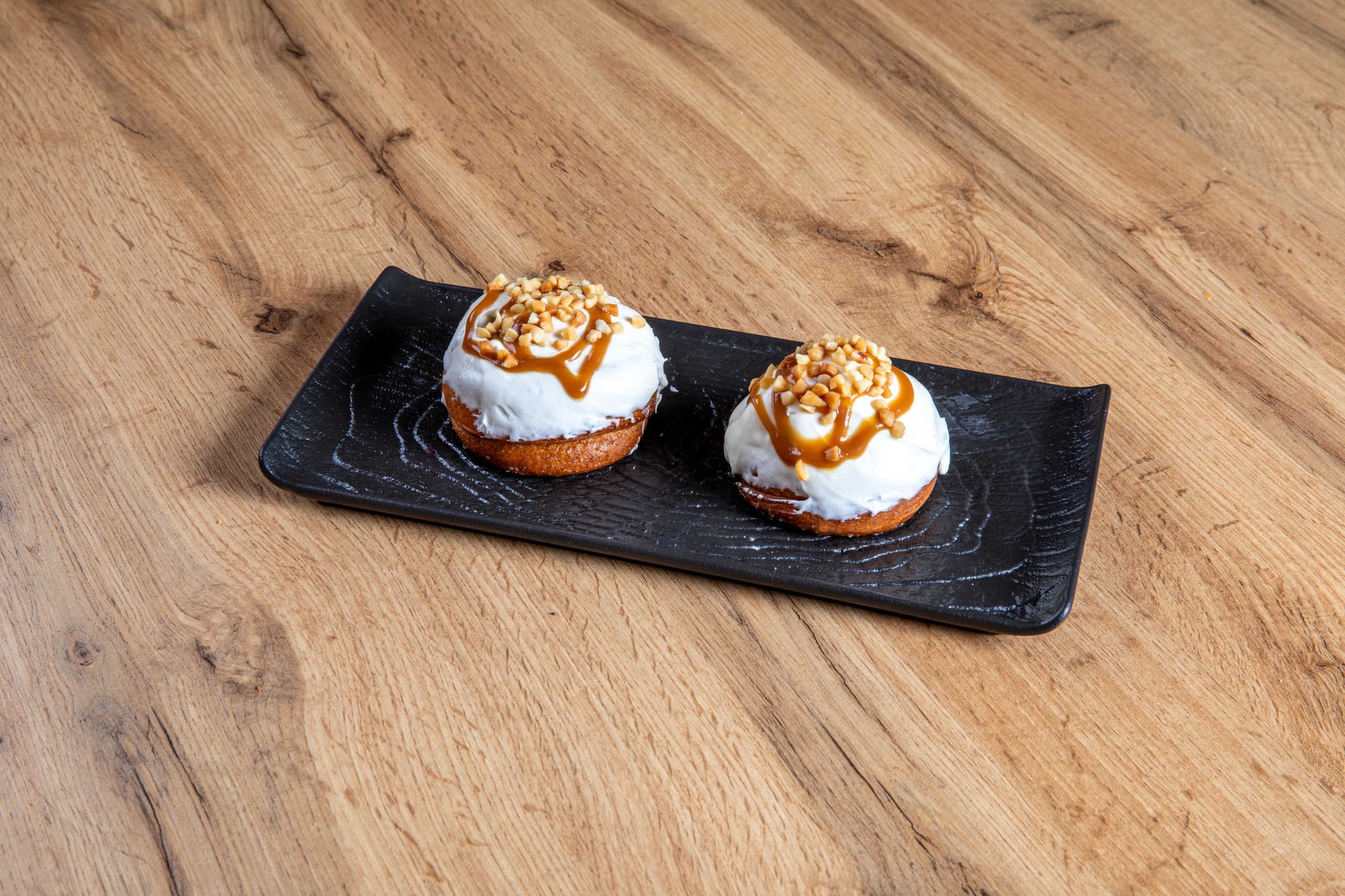 Булочка Карамель- Арахис