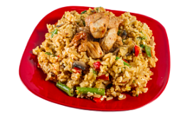 Тяхан со свининой