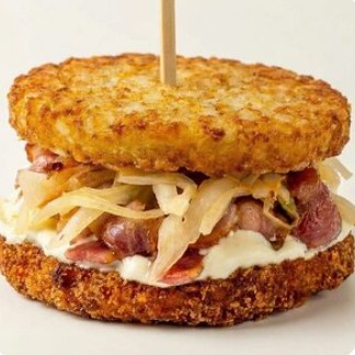 Фрайбургер с копченой грудинкой