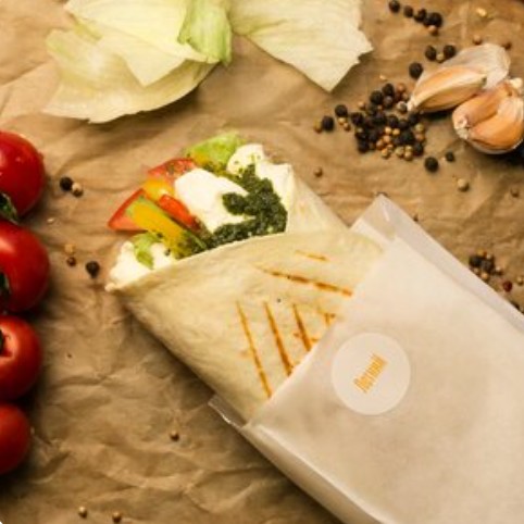 Ролл в пшеничной тортилье Вегетарианский