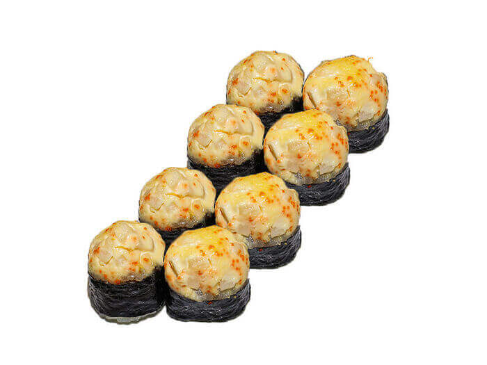 Запечёный с кальмаром