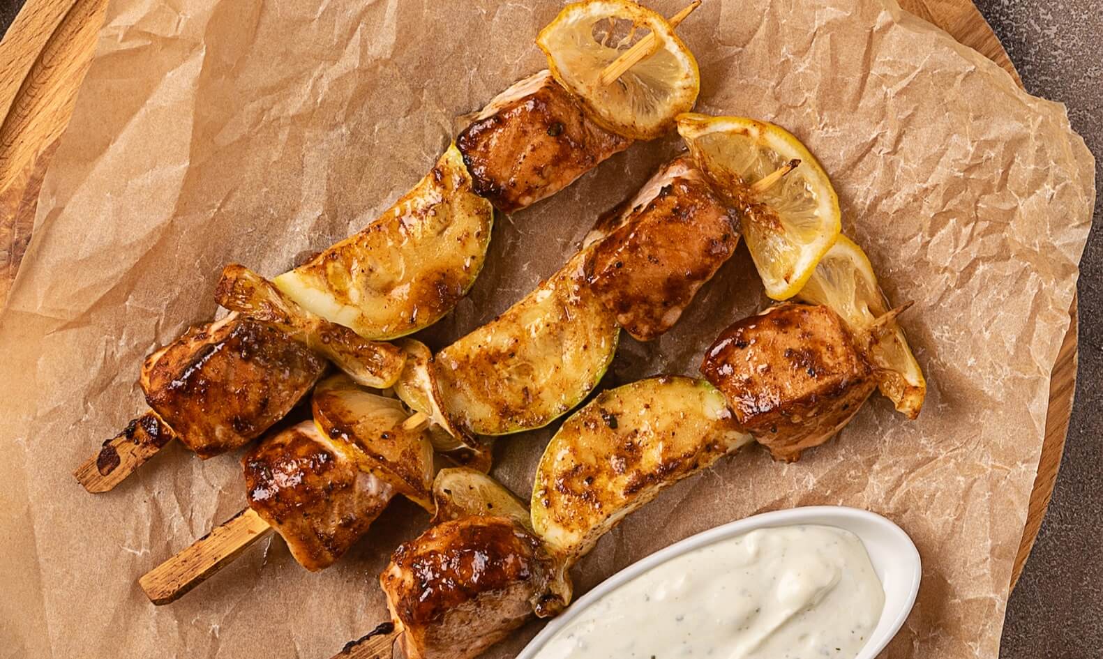 Шашлычок из семги