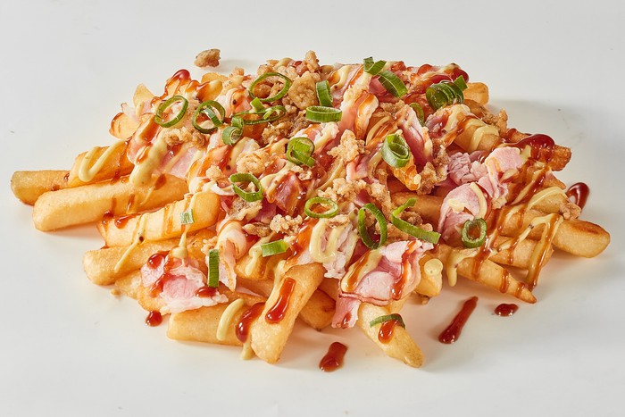 Картофель с беконом