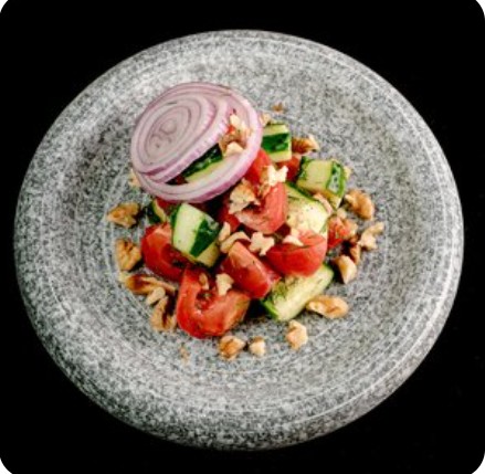 Огурцы и помидоры по-грузински