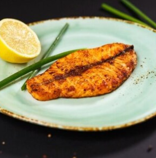 Семга жареная