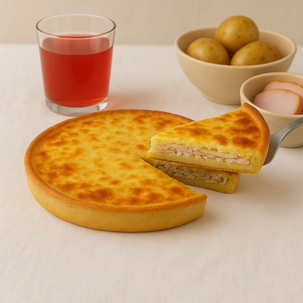 С индейкой и картошечкой, средний