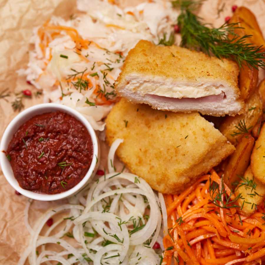 "На одного" с кордон блю