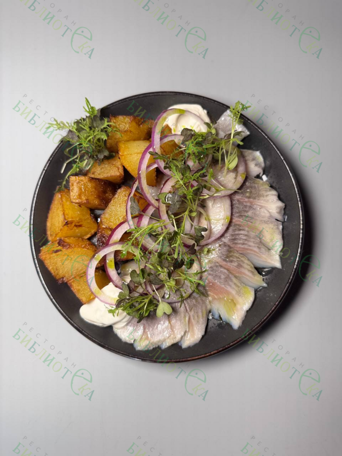 Сельдь с картофелем