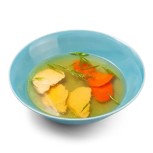 Суп куриный с морковью
