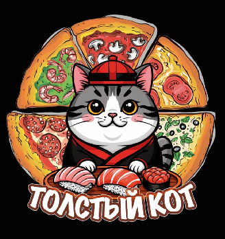 Толстый кот - логотип