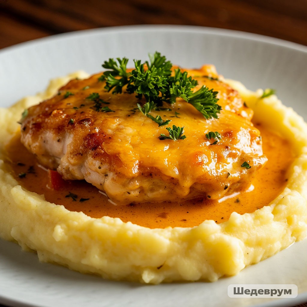 Курица в трёх сырах