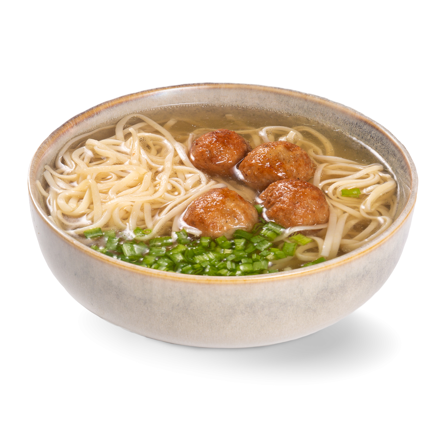 Куриный суп с фрикадельками и лапшой