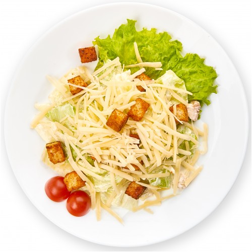 Салат Цезарь с курицей