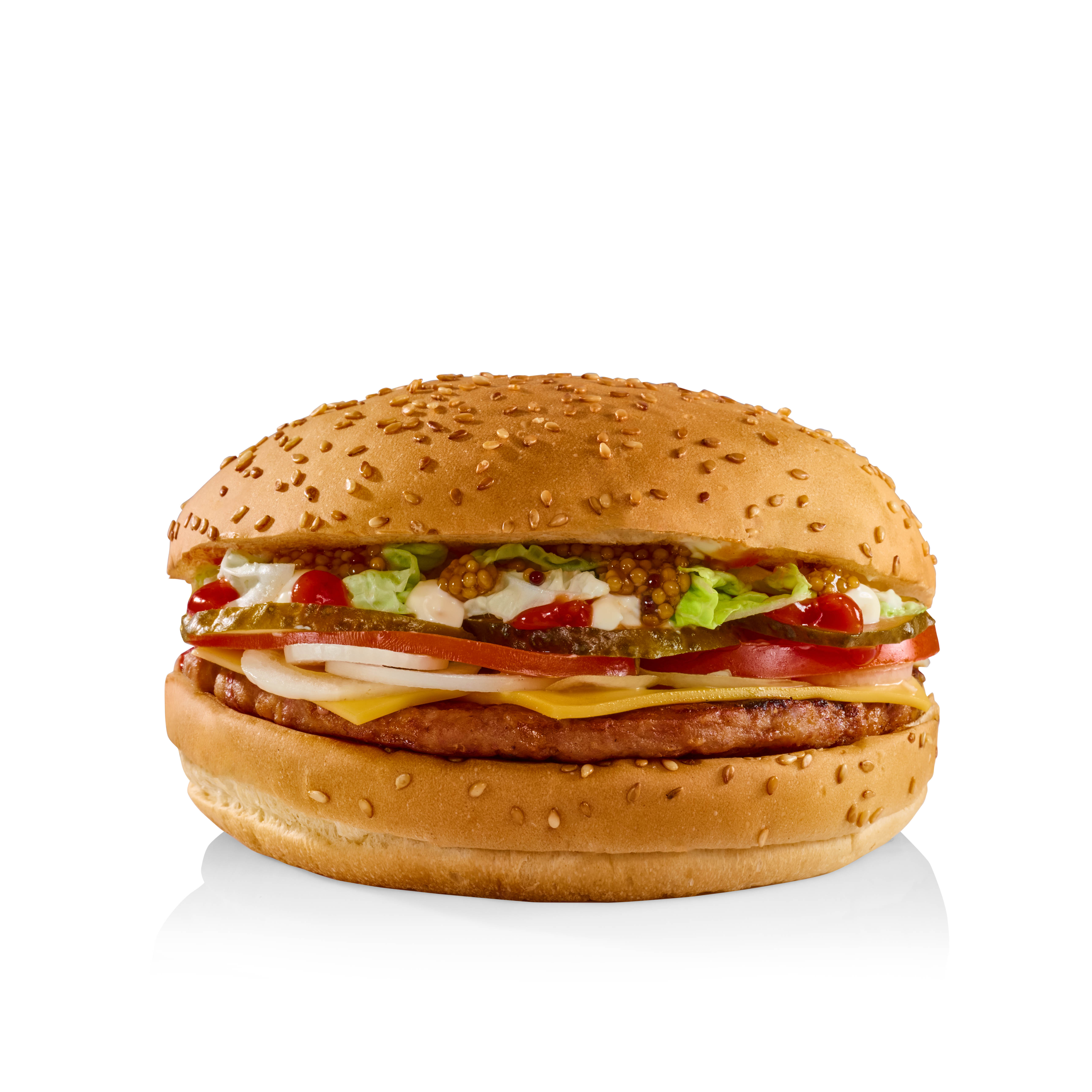 Чизбургер Гулливер с дижонской горчицей