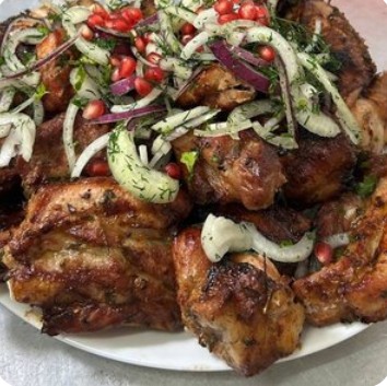 Шашлык из свиной корейки