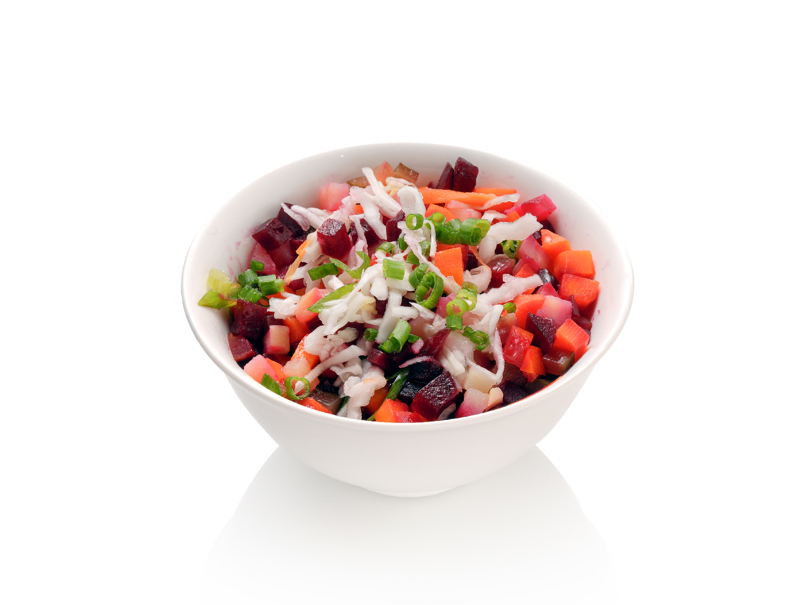 Винегрет с маринованной капустой