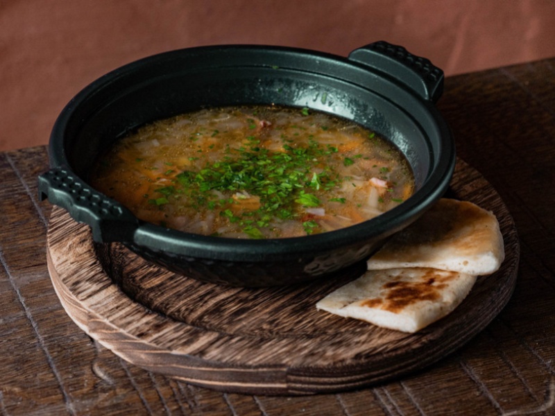 Суп куриный с семашками