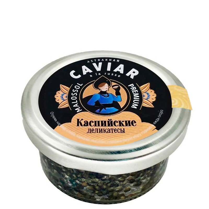 ИКРА ОСЕТРА ЭКСКЛЮЗИВ ДОЙНАЯ (КАСПИЙСКИЕ ДЕЛИКАТЕСЫ) 50 Г