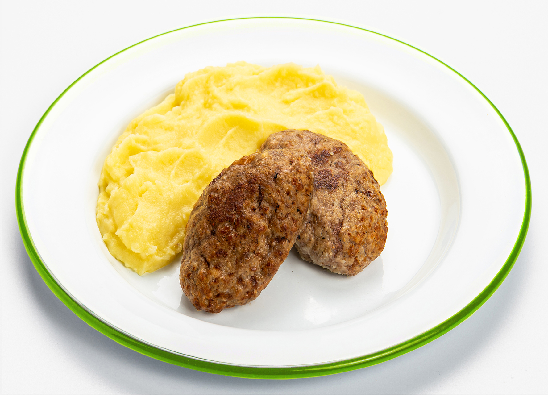 Домашние котлеты с пюре