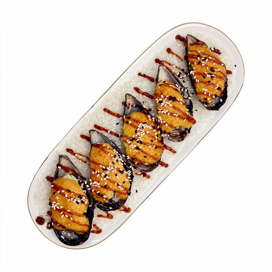 Мидии запеченные