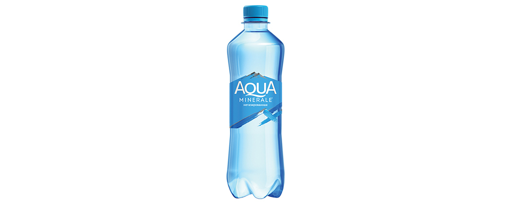 Aqua вода негазированная 0,6 л