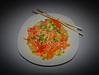 Лапша вок с курицей