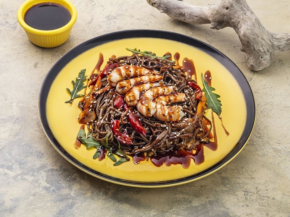 Соба с креветками