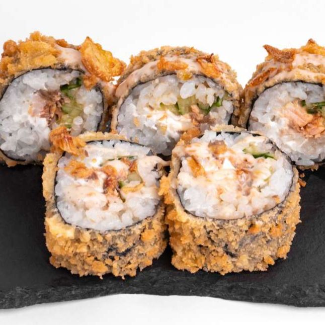 Жареный ролл терияки лосось