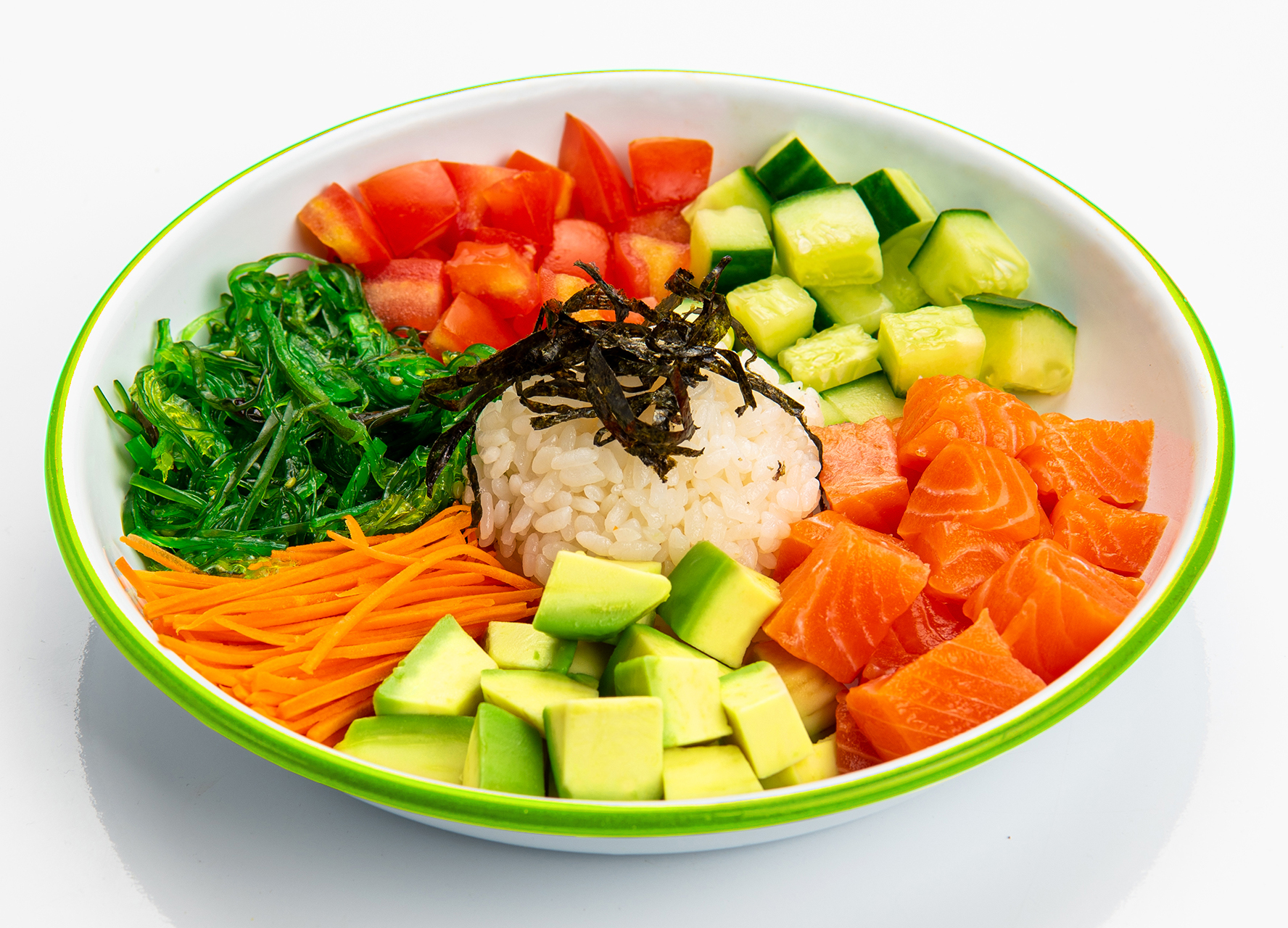 Поке с лососем