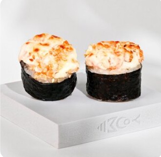 Лосось с креветками