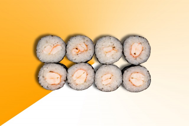 Маки с креветкой