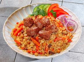 Плов с говядиной