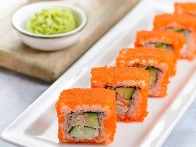 Калифорния с крабом