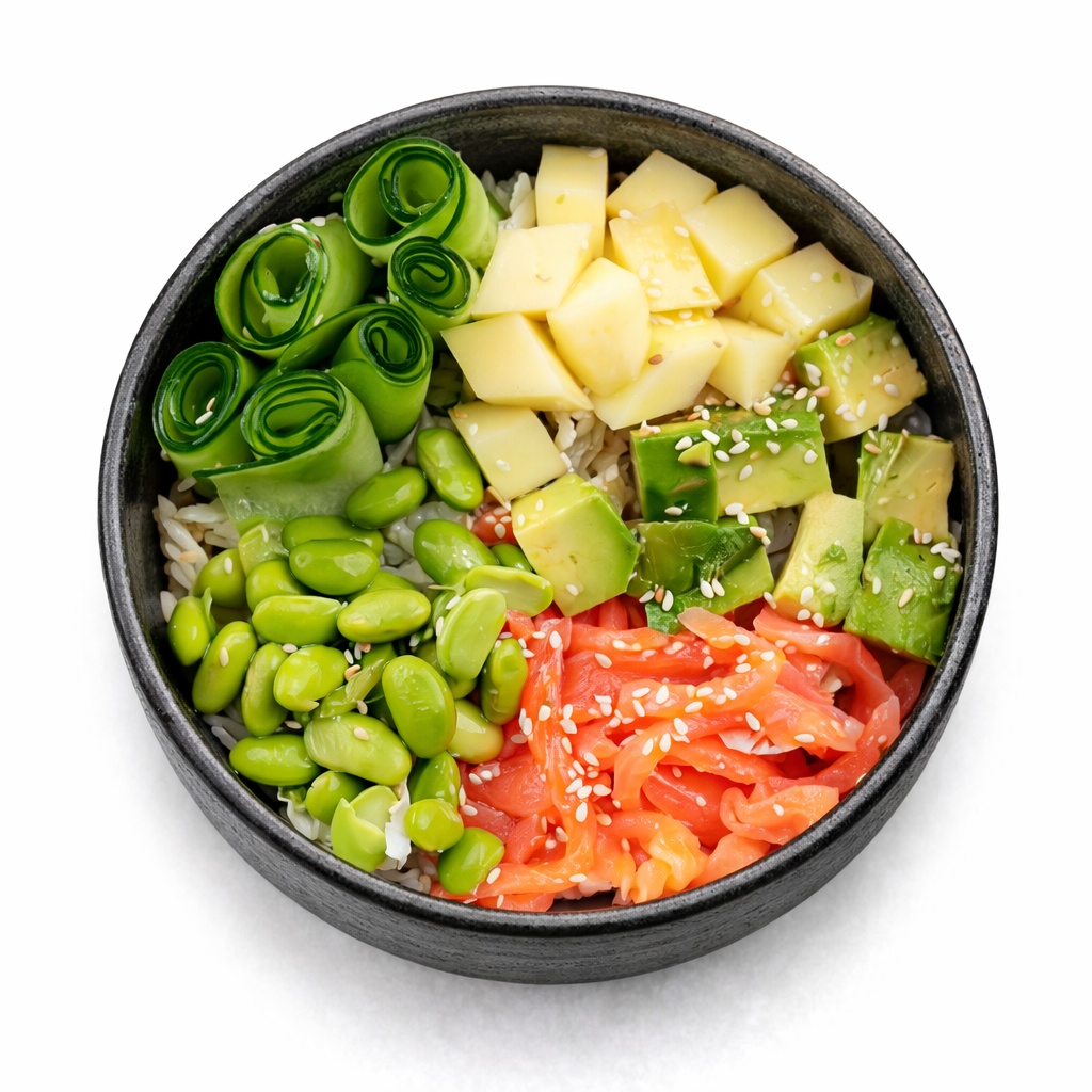 Поке с лососем