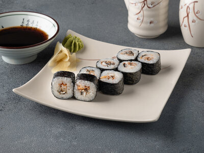 Мини ролл с угрем