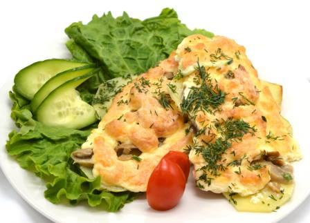 Курица запеченная с картофелем и грибами